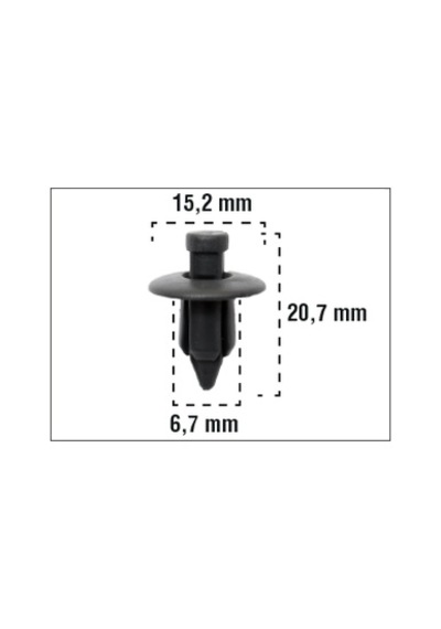 Klips Cam Izgara Hyundai Subaru 909140062 6822p8 Volvo 987789 10