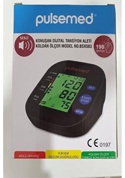 Pulsemed Bsx583 Konuşan Dijital Tansiyon Aleti