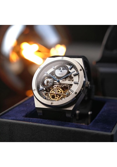 Earnshaw Es-8291-01 Erkek Kol Saati Metalik Gri