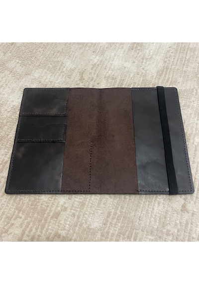 Bilikolik Hakiki Deri A5 Defter Kılıfı, El Yapımı, Telefon Cepli Ajanda Organizer, Defter Ve Kalem Dahil Koyu Kahverengi Bilikolik Hakiki Deri A5 Defter Kılıfı, El Yapımı, Telefon Cepli Ajanda Organizer, Defter Ve Kalem Dahil Koyu Kahverengi