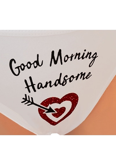 Ebsem Good Morning Handsome Baskılı Kadın Külot Iç Çamaşırı