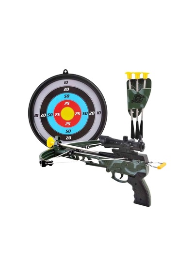 01035881 Sun-yfn-ok Set Crossbow Askeri 4 Vak Ok Sadak Hedefli Unisex