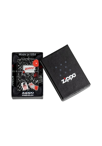 Zippo 49352 Zippo Notebook Design Çakmak Çok Renkli