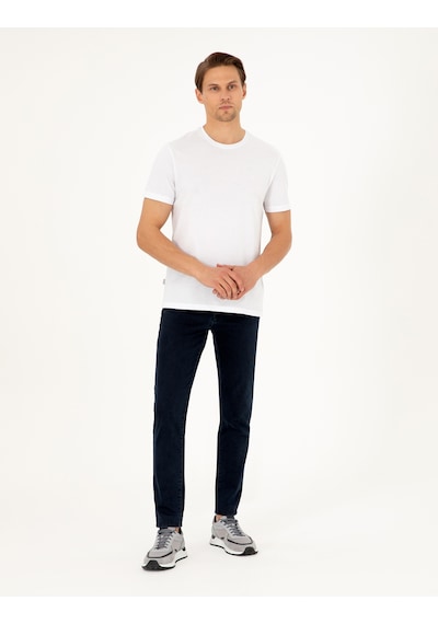Pierre Cardin Erkek Beyaz Tişört Basic 50306980-vr013 Beyaz