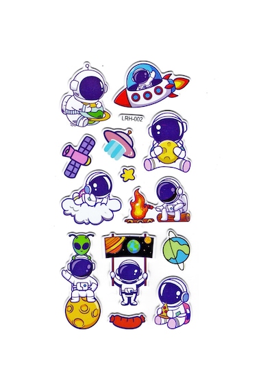 Sticker Kabartmalı Defter Planlayıcı Etiket Lrh002 -17x9 Cm- Astranot