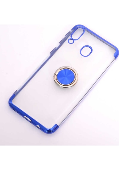 Galaxy M20 Kilif Zore Gess Kenarlari Renkli Yüzük Aparatli Kilif 493743103