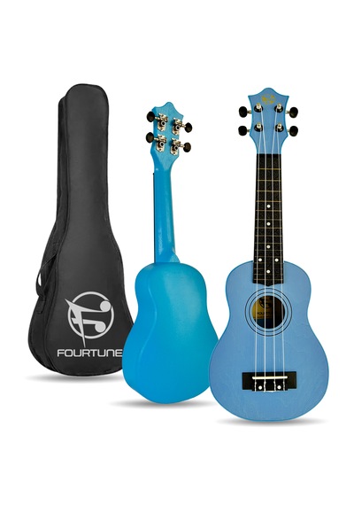 Fourtune Loki Sp-21bl Soprano Mavi Ukulele Seti Başlangıç Seviye Mavi