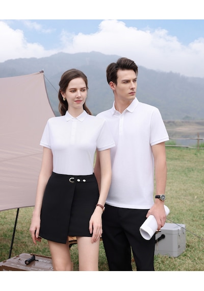 New Performance.arw5003.serintutan-antibakteriyel-yüksek Kalite.düğmeli Polo T.shirt Beyaz
