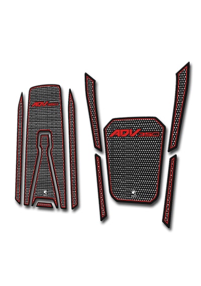 Honda Adv350 Tankpad Seti Karbon Mavi Kırmızı