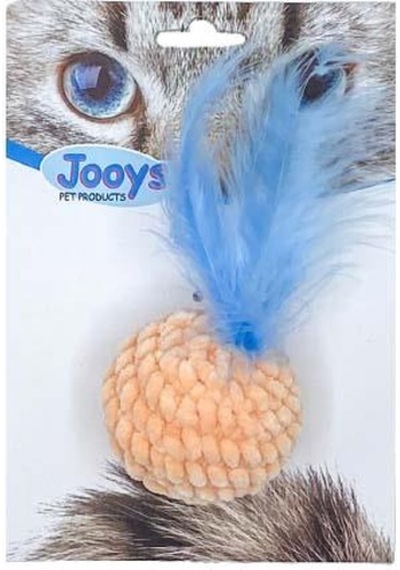 Jooys Tüylü Kadife Kedi Topu
