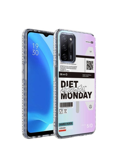 Oppo A54 4G Kilif Airbag Kenarli Renkli Desenli Elegans Kilif 561996996