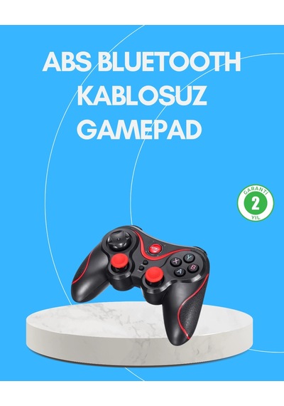 Mey İthalat Uzun Pil Ömürlü Kablosuz Oyun Kumandası Pc Telefon Tablet İçin