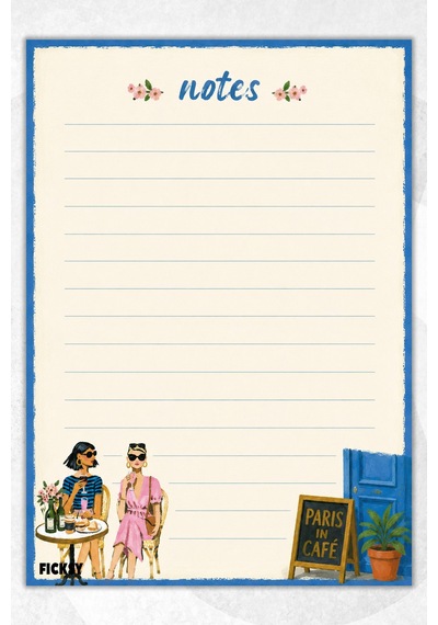 A5 Bloknot Çizgili Defter - 50 Yaprak - Memopad - Notepad - Not Defteri - Not Kağıdı - 3804 Çok Renkli