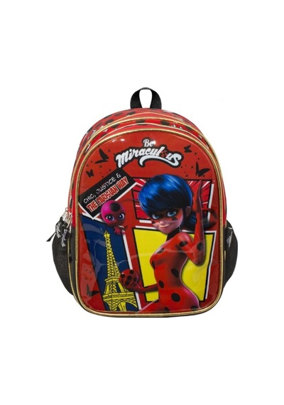 Ladybug Miraculous Uğur Böceği Kız Çocuk İlkokul Sırt Çantası Seti Çok Renkli
