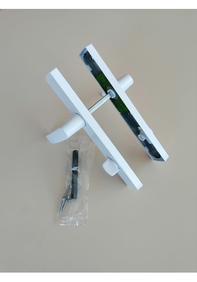 WC PVC KAPI KOLU PLASTİK BEYAZ