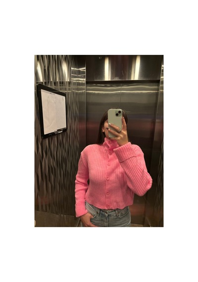 Maison Velora Kadın Pembe Basic Crop Yumuşak Dokulu Dik Yaka Triko Hırka-27aj001 Pembe 923043141 Pembe Maison Velora Kadın Pembe Basic Crop Yumuşak Dokulu Dik Yaka Triko Hırka-27aj001 Pembe 923043141 Pembe