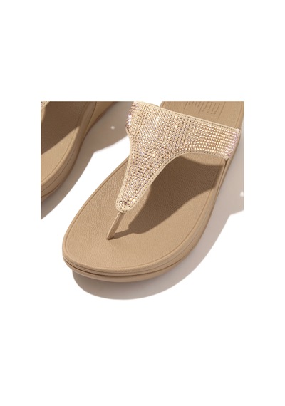 Roncato A94 Latte Beige Terlik Kadın Diğer Ec5-090 /a94 Fitflop Lulu Crystal Toe-post Bej