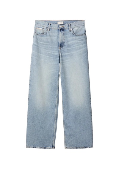Calvin Klein 90s Straıght Basset, Scb Mavi Kadın Kot Pantolon