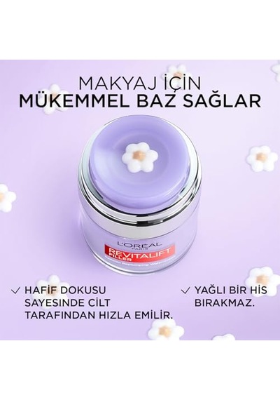 L'oréal Paris Revitalift Filler Dolgunlaştırıcı Su Bazlı Pressed Jar Nemlendirici Yüz Kremi 50ml