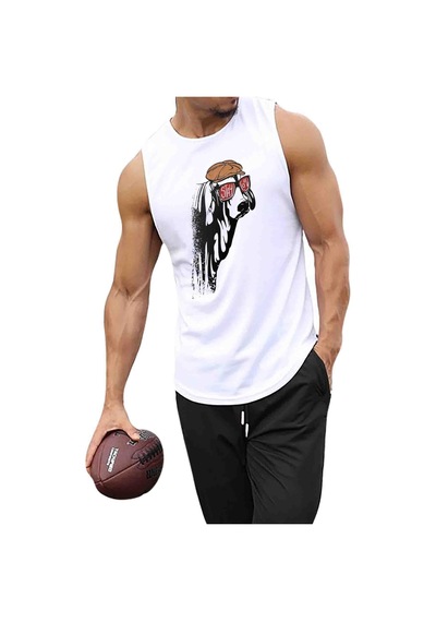 Bluu Staycool Kolsuz Sporcu T-Shirt Tank Top Spor Atlet