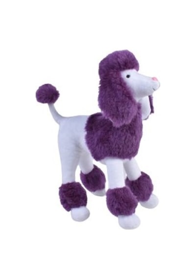 Sevimli Poodle Köpek Mor 40 Cm