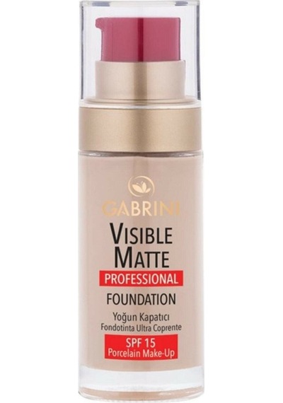 Gabrini Spf15 Visible Matte Foundation No: 01