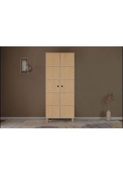 Misea 2 Kapılı Mdf Gardırop Çok Renkli Misea 2 Kapılı Mdf Gardırop Çok Renkli