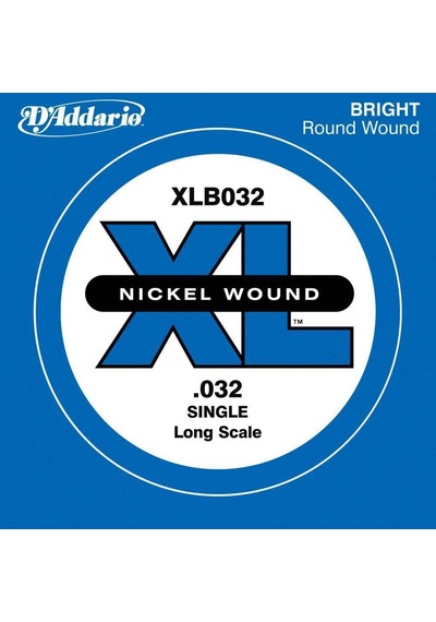 D'Addario Nickel Wound Single Long Scale .032 - XLB032 Bas Gitar D'Addario Nickel Wound Single Long Scale .032 - XLB032 Bas Gitar