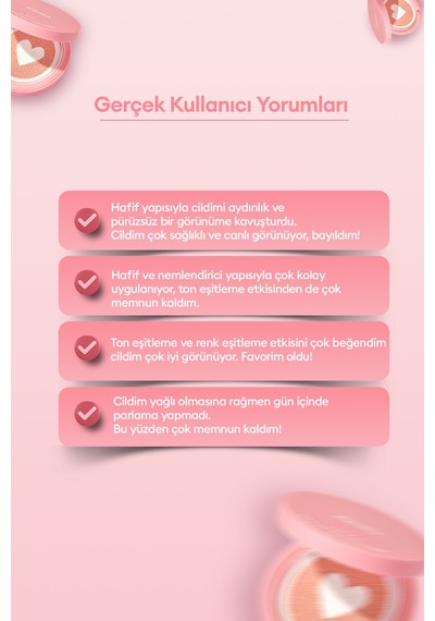 Ton Eşitleyici Pembe Bazlı Güneş Koruyucu Cushion A'pıeu Pure Block Tone-up Sun Cushion Spf50+pa++++