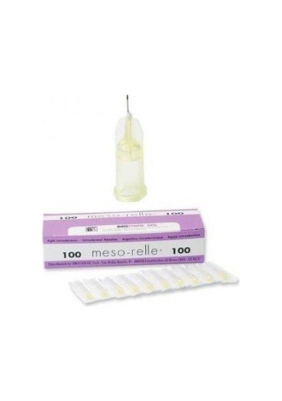 Meso Relle 30G x 6 MM Hipodermik Mezoterapi İğnesi 100 Adet