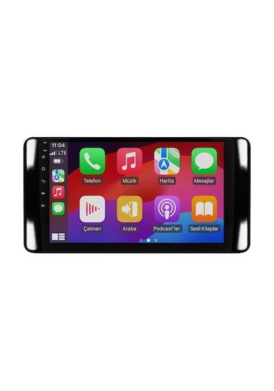 Skoda Scala Android Multimedya Sistemi 2021+ Crv4946xp Piano Black Çerçeve 10"