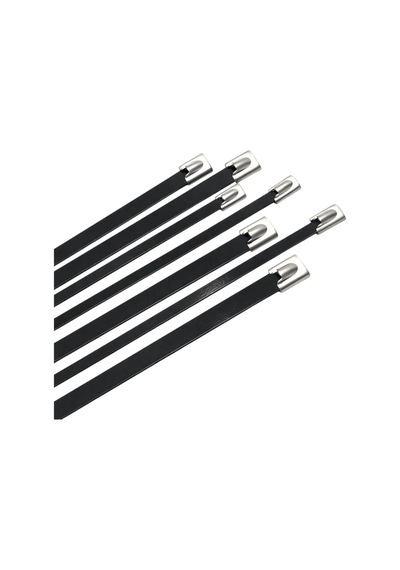 Gwest Pvc Mtl 200 St Pvc Kaplı Paslanmaz Çelik Kablo Bağı 200x4.6 Mm 100 Adet