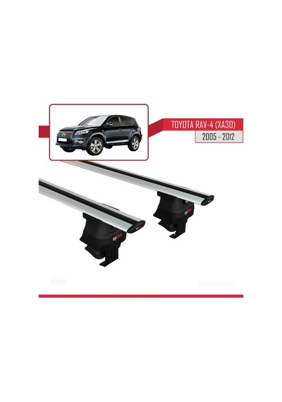 Toyota Rav 4 Xa30 2005-2012 Arası İle Uyumlu Ace-4 Ara Atkı Tavan Barı Gri