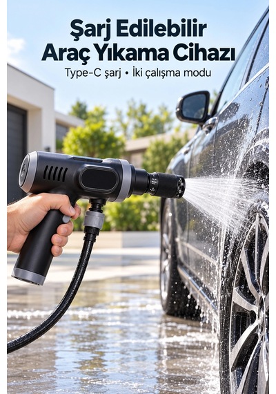 Kargo Çift Çalışma Modlu Araç Yıkama Makinesi Şarj Edilebilir Najmaddin