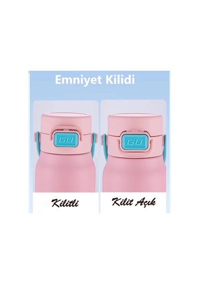 Dodge Çelik Termos Matara 580ml Beyaz Beyaz