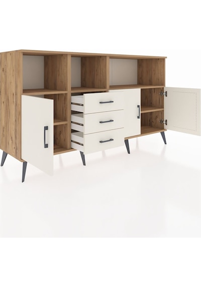 Hyperion Konsol 5 Raflı 3 Çekmeceli 3 Kapaklı 176x44x99 Çam-aytaşı Atlas Çam/aytası - Atlas Çam Hyperion Konsol 5 Raflı 3 Çekmeceli 3 Kapaklı 176x44x99 Çam-aytaşı Atlas Çam/aytası - Atlas Çam