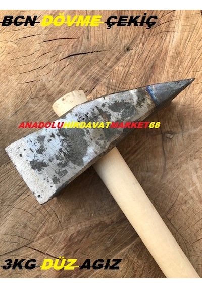 Bcn Taş Düzeltme Taş Kırma Çekici Düz Agız Usta Çekici 3Kg Çekiç