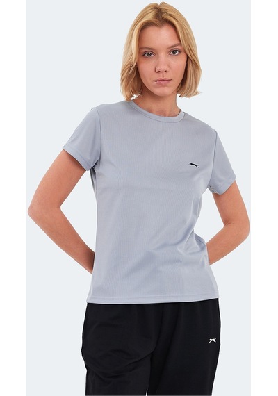 Slazenger RACING Kadın  Açık Gri Tişört