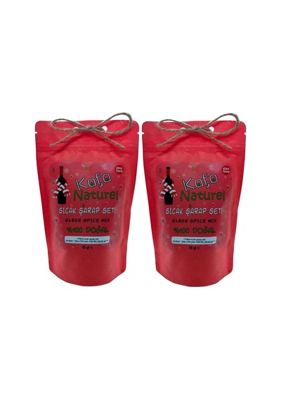 Kafa Naturel Glögg Mulled Wine Sıcak Şarap Baharatı Seti 2 x 85 G
