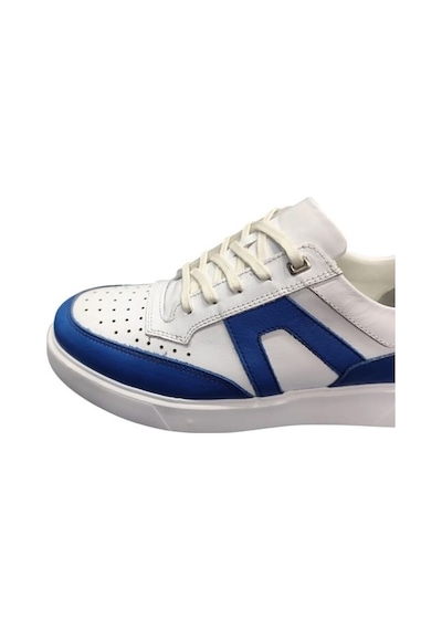King Paolo King Shoes Mavi Beyaz Erkek Sneaker Beyaz - Mavi