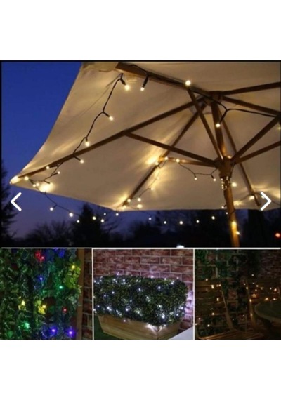 Himarry 11m 100 Led Gün Işığı Solar Amber