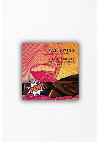 Patiswiss Guilty Patlayan Şekerli Sütlü Tablet Çikolata 100 G