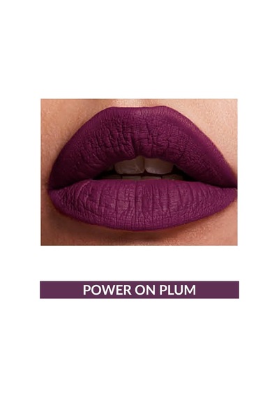 Power Stay Kalıcı Likit Mat Ruj Power On Plum Belirtilmemiş