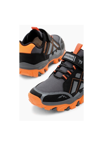 Tonny Black Çocuk Unisex Füme Oranj Termo Taban Su İtici Kumaş Cırtlı Trekking Ayakkabı Tbtmkd025 247 Füme Oranj