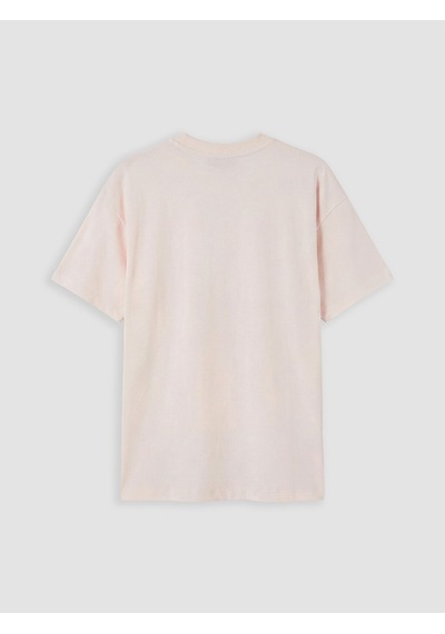 Lcw Modest Pembe Bisiklet Yaka Nakışlı Bluz