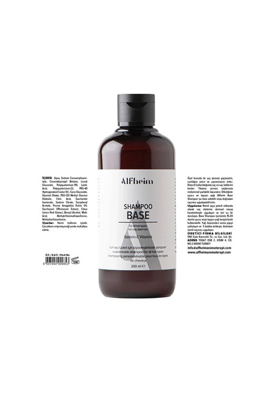 Alfheim Base Tüm Saç Tipleri İçin Şampuan 250 Ml