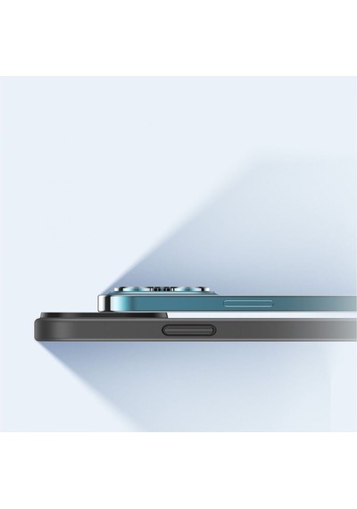 Rock Apple Uyumlu iPhone 14 Pro Max Guard Şeffaf Kılıf Siyah Siyah