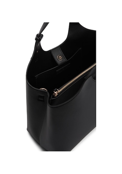 Tommy Hilfiger Th Logo Satchel Siyah Kadın El Çantası-15218