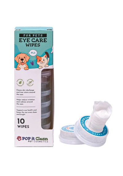 Popitclean Evcil Hayvan Kedi & Köpek Göz Bakım ve Temizleme Mendili