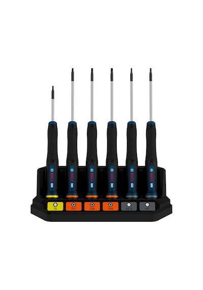 Bosch Profesyonel Hassas Tornavida Seti Tx/th/h , 6 Parça Klemens Tornavida